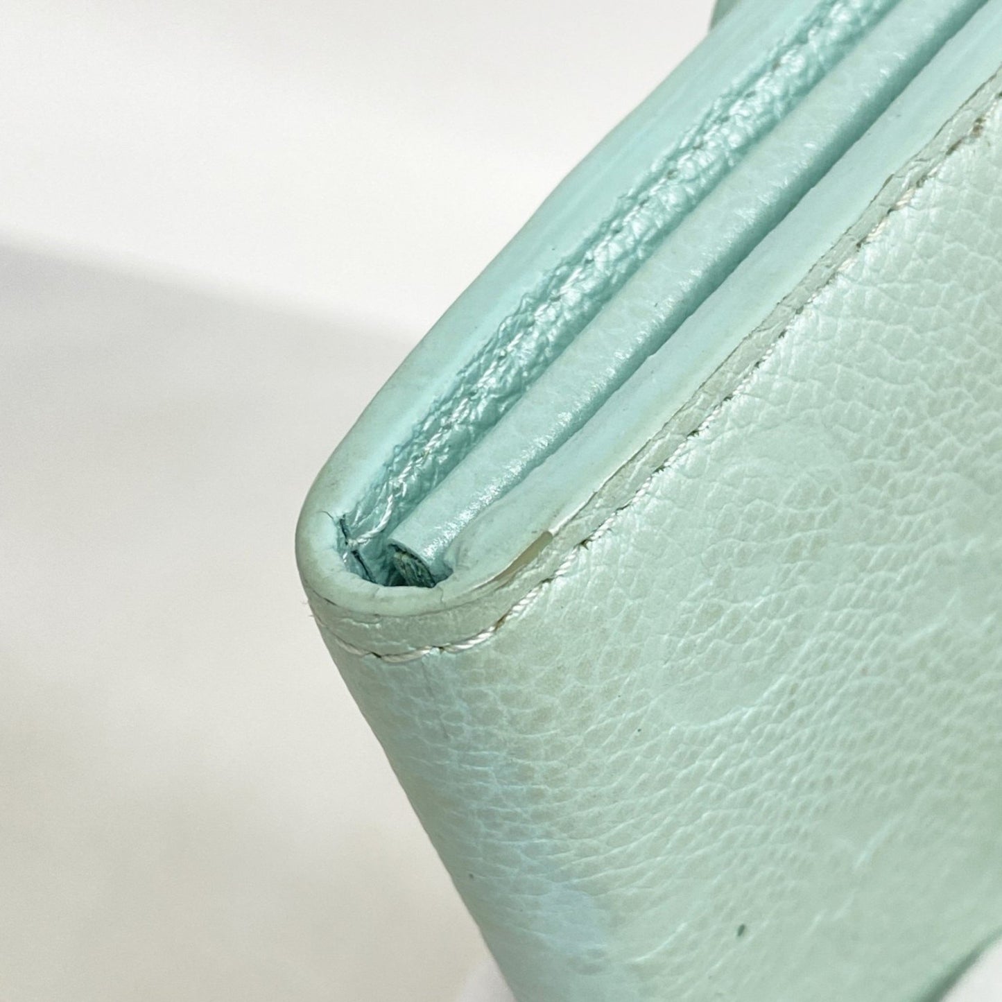 Louis Vuitton Monogram Empreinte Portefeuille Sarah Long Wallet M82174 Light Blue