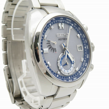 Seiko Solar Radio Astron Limited Edition Gps Sbxy001 / 8B63-0Az0 Wristwatch Titanium Silver