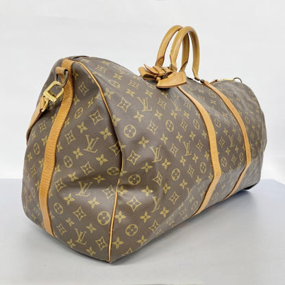 Louis Vuitton Monogram Keepall Bandouliere 60 Boston Bag M41412 Brown