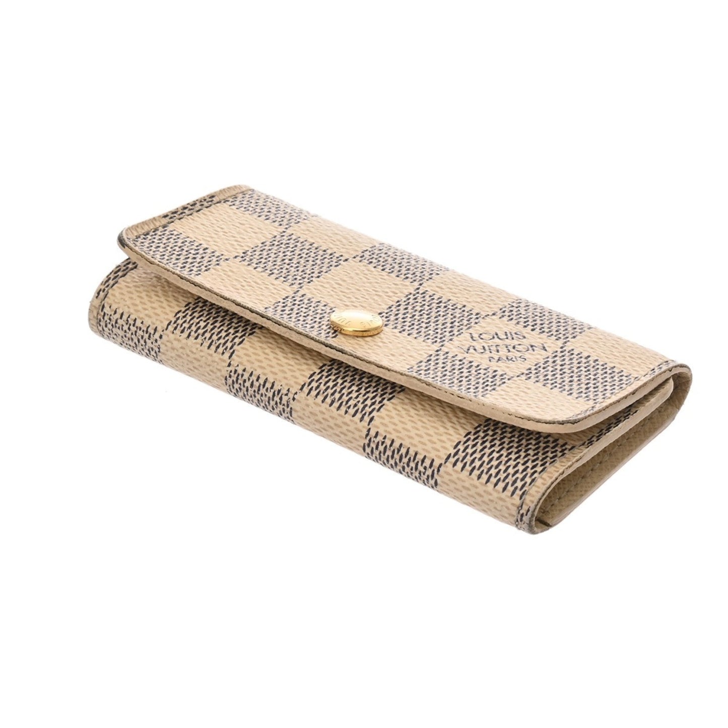 Louis Vuitton Damier Azur Canvas 4-Key Case