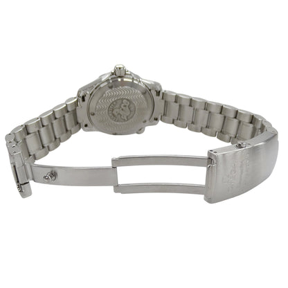 Omega Seamaster 2263.80 Wristwatch Boys Brand 300M Date Quartz Qz Stainless Steel Ss Silver Blue