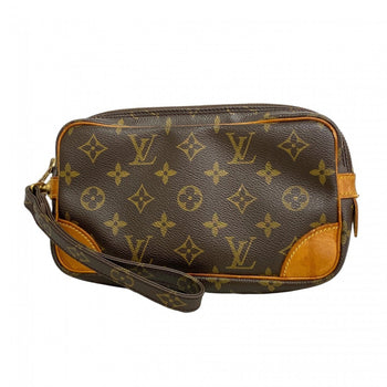 Louis Vuitton Monogram Marly Dragonne Pm Clutch Bag M51827 Brown