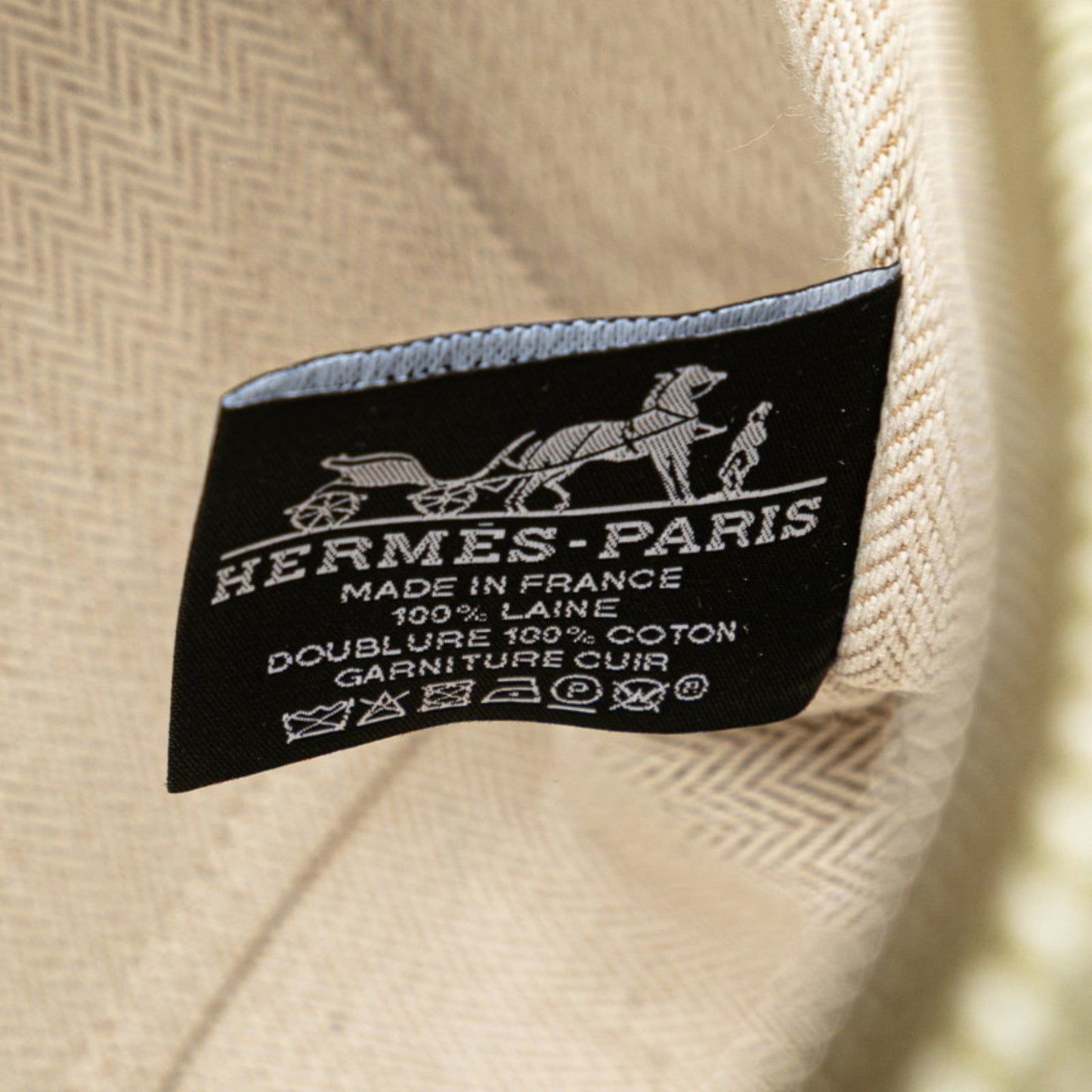 Hermes Herms Bride A Black Gm Handbag In Vert Forest Green Wool