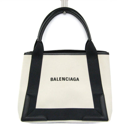 Balenciaga Navy Cabas S 339933 Women'S Canvas