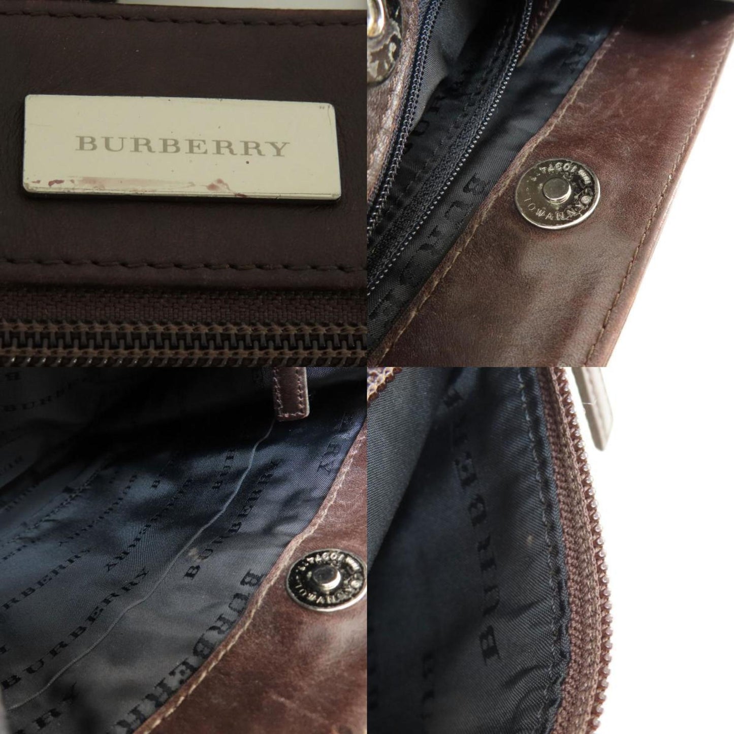 Burberry Nova Check Shoulder Bag Canvas