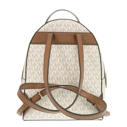 Unused Michael Kors Sheila Front Pocket Backpack Mk Signature 35F3G6Hb6B150 Coated Canvas Vanilla