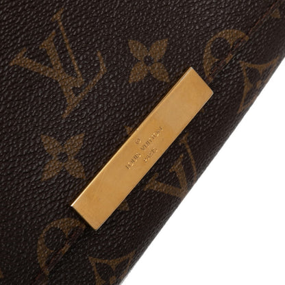 Louis Vuitton Monogram Favorite Pm Chain Handbag/Shoulder Bag 2Way M40717 Brown Leather