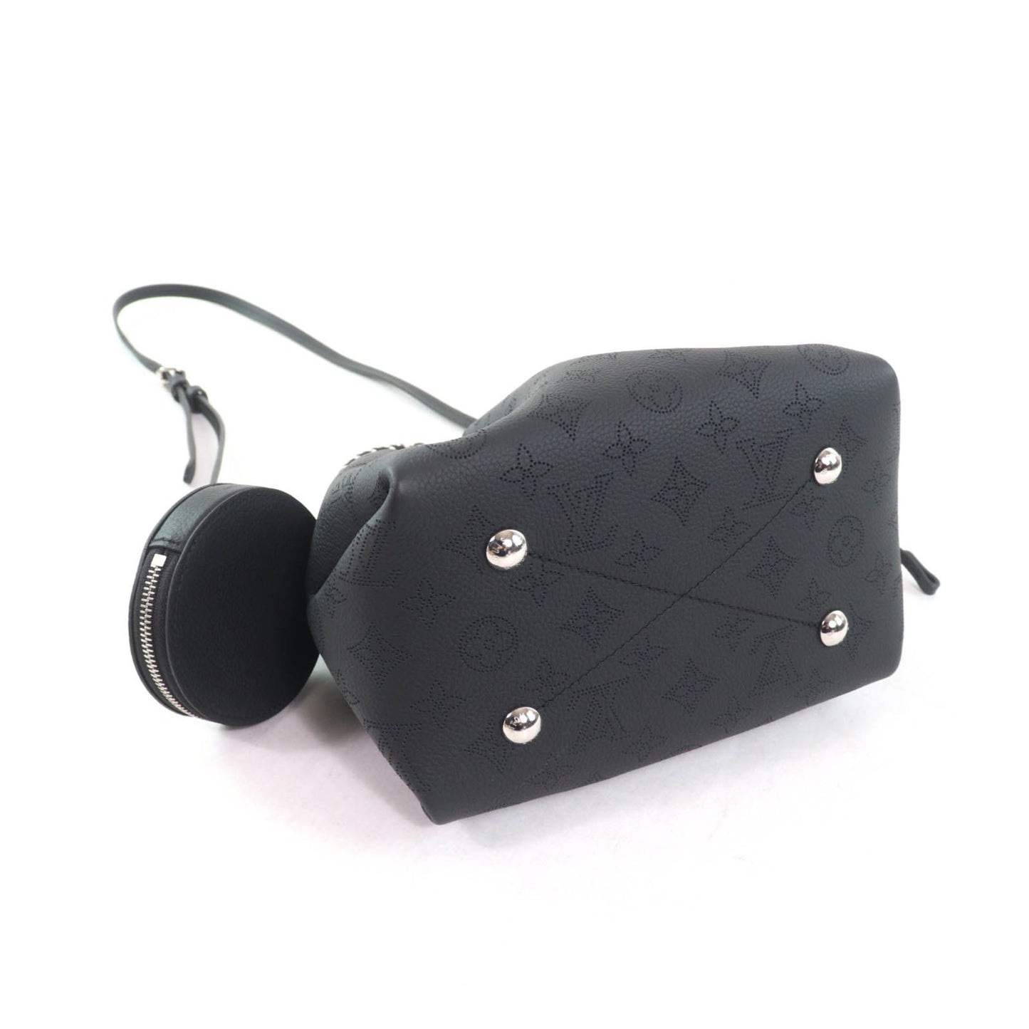 Louis Vuitton M57070 Bella Noir Mahina Leather 2-Way Shoulder Bag