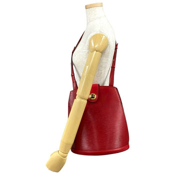 Louis Vuitton Cluny Epi Leather One Semi Shoulder Bag Tote Red 20348