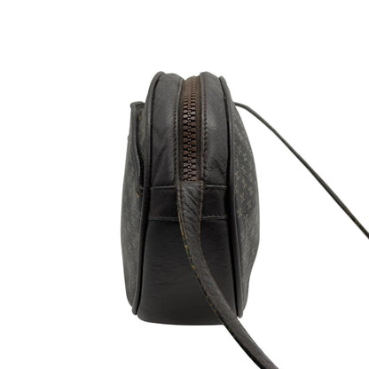 Celine Old Celine Macadam Triomphe Shoulder Bag In Brown Leather With Gold Hardware