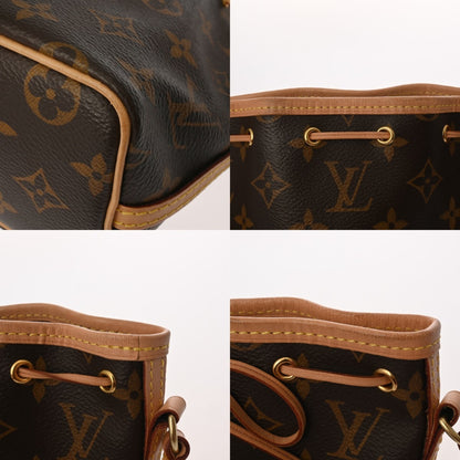 Louis Vuitton Monogram Nano Noe 2-Way Brown M81266 Women'S Canvas Shoulder Bag