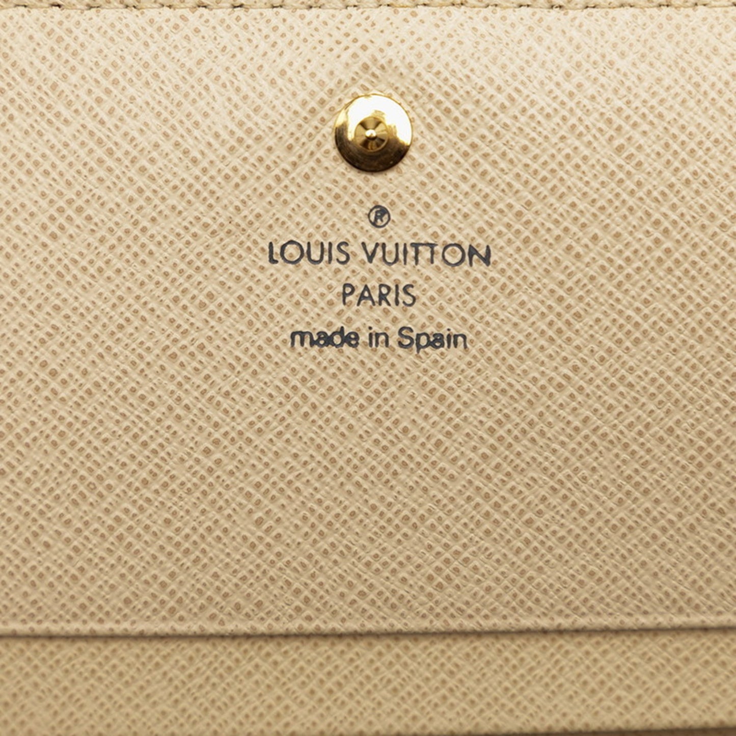 Louis Vuitton Damier Azur Portefeuille Tresor Bifold Wallet N61744 White