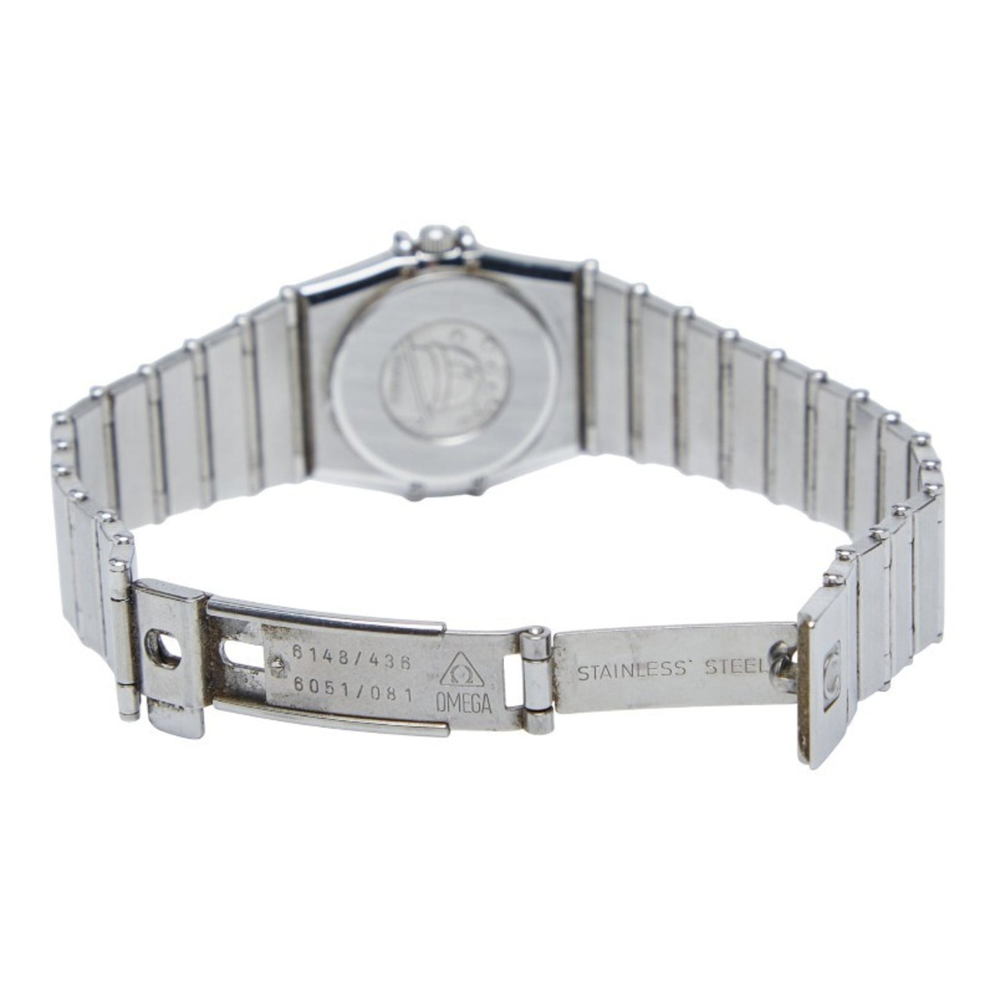 Omega Constellation Quartz Watch With Silver Dial And Stainless Steel