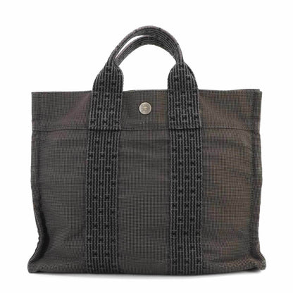 Hermes Herms Herline Tote Pm Bag In Gray Canvas