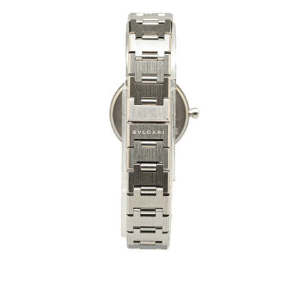 Bvlgari Watch Bb23Ss Quartz Black Dial Stainless Steel