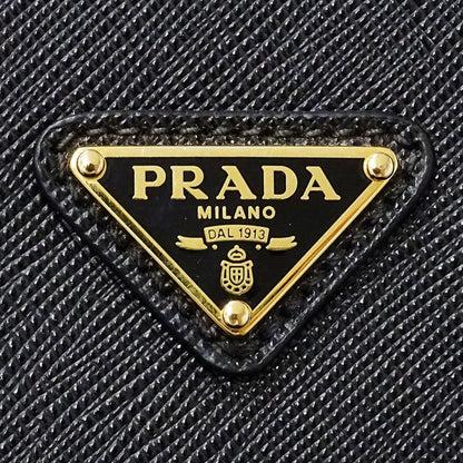 Prada Prada Women'S Saffiano Black Handbag/Shoulder Bag (1Ba380) - 2-Way Mini Bag