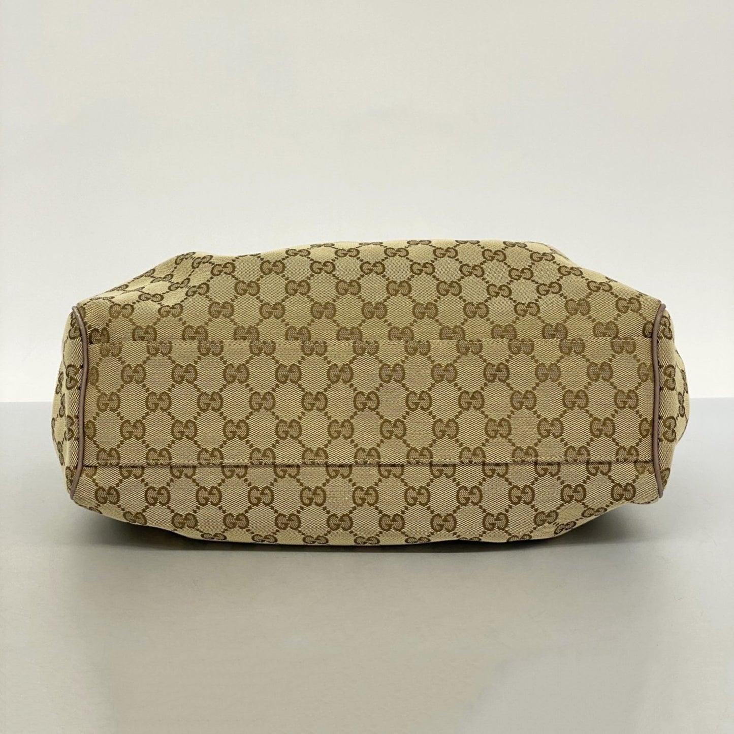 Gucci Gg Canvas Sukey Handbag 211944 Brown Champagne