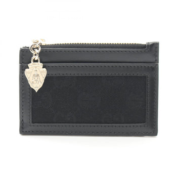 Gucci Gg Canvas Coin Case Wallet Leather