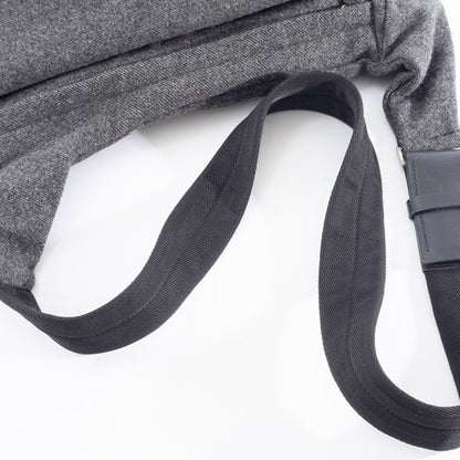 Prada Wool Shoulder Bag V314 Gray