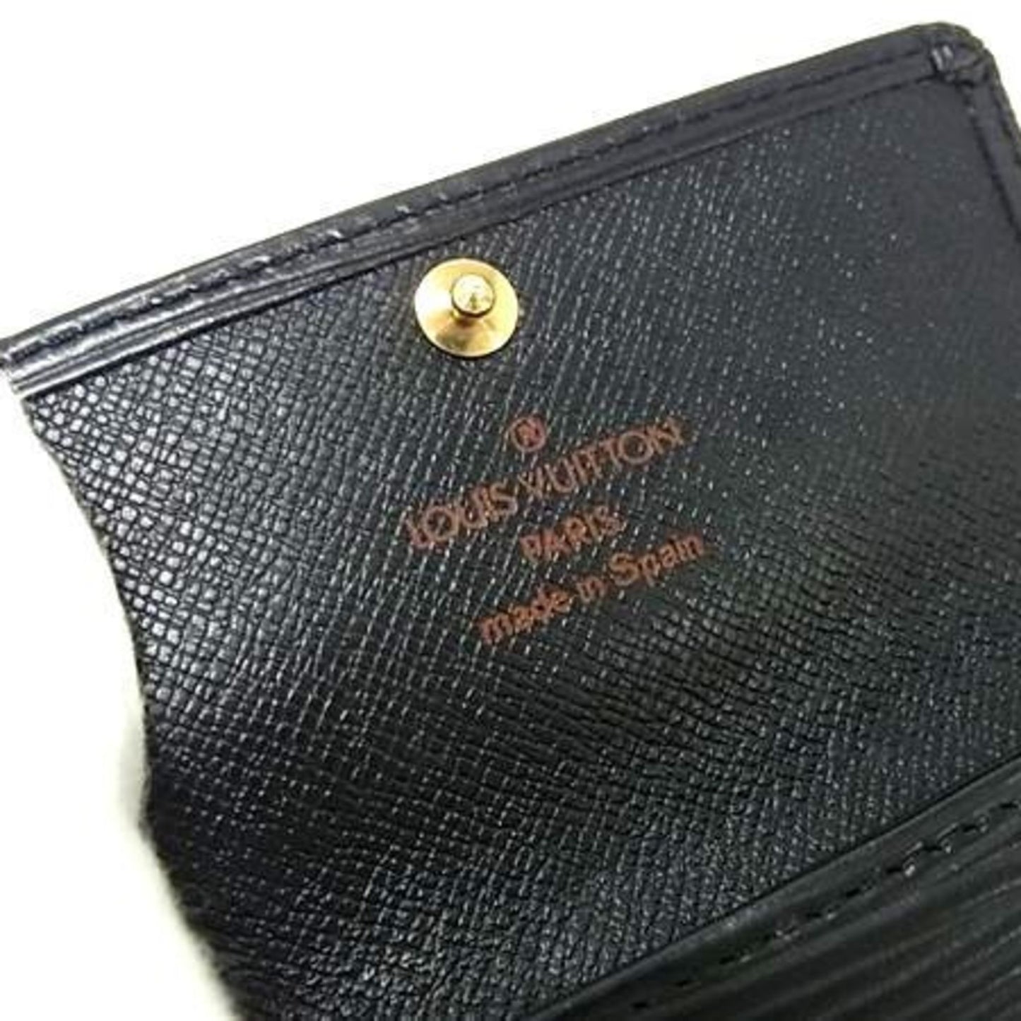 Louis Vuitton Louis Vuitton Multicle 4 Key Case M63822 Black Epi Leather