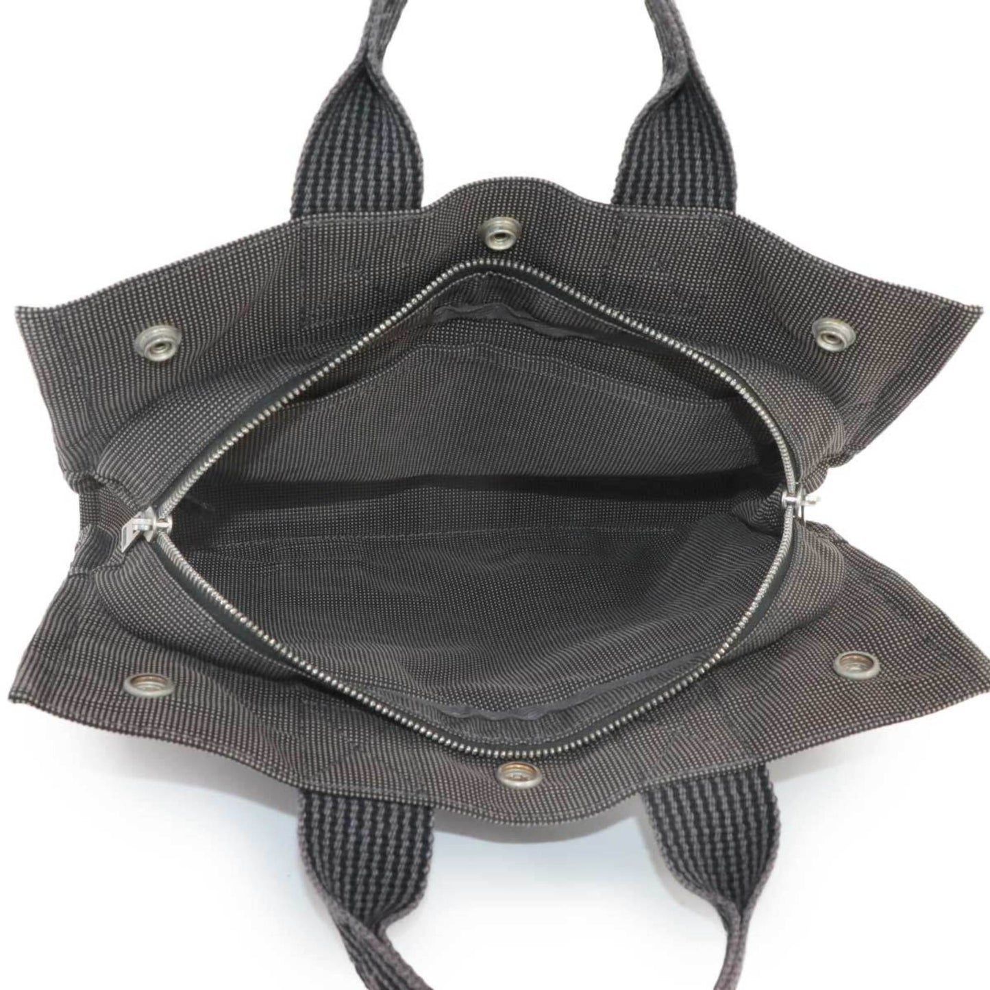 Hermes Herms Herline Tote Pm Bag In Gray Canvas