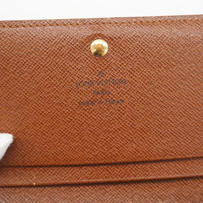 Louis Vuitton Monogram Porte Monnaie-Vieux-Tresor Wallet M61730 Brown
