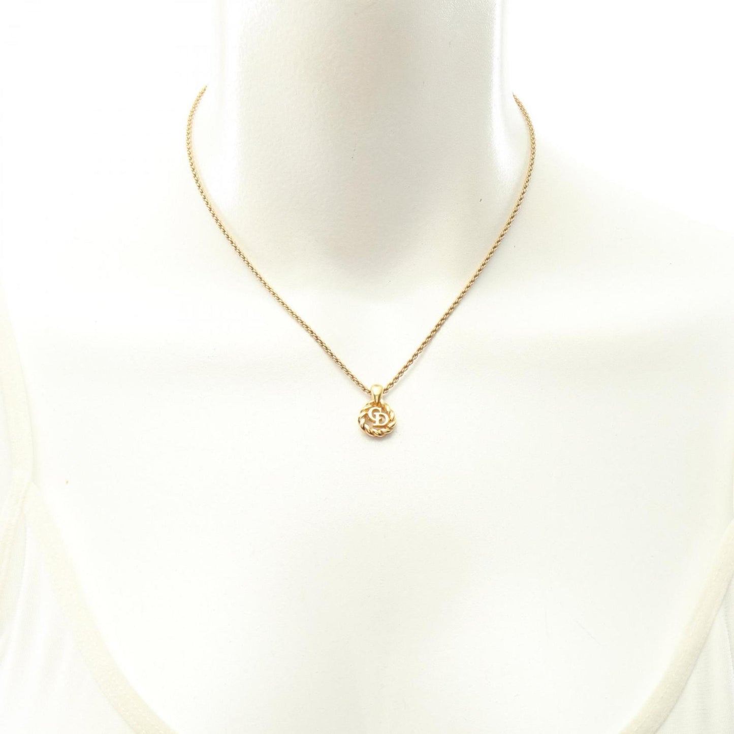 Christian Dior Dior Cd Logo Necklace