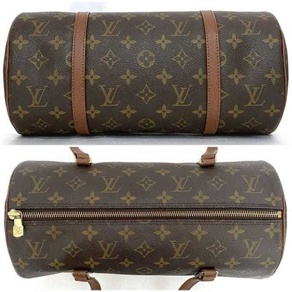 Louis Vuitton Handbag Papillon 30 Brown Monogram M51365 Boston Bag Canvas Leather No1929 Louis