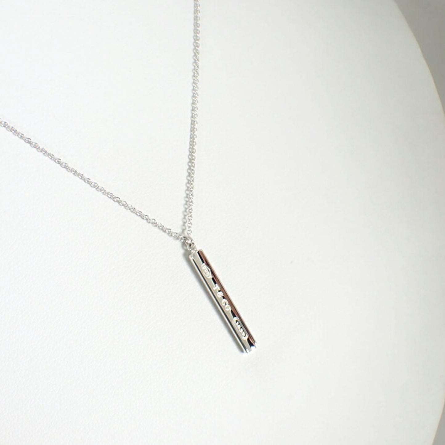 Tiffany Sv925 1837 Bar Pendant