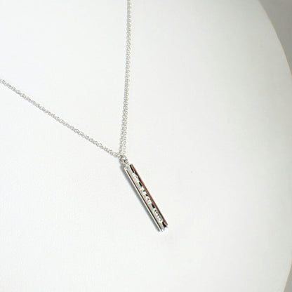 Tiffany Sv925 1837 Bar Pendant