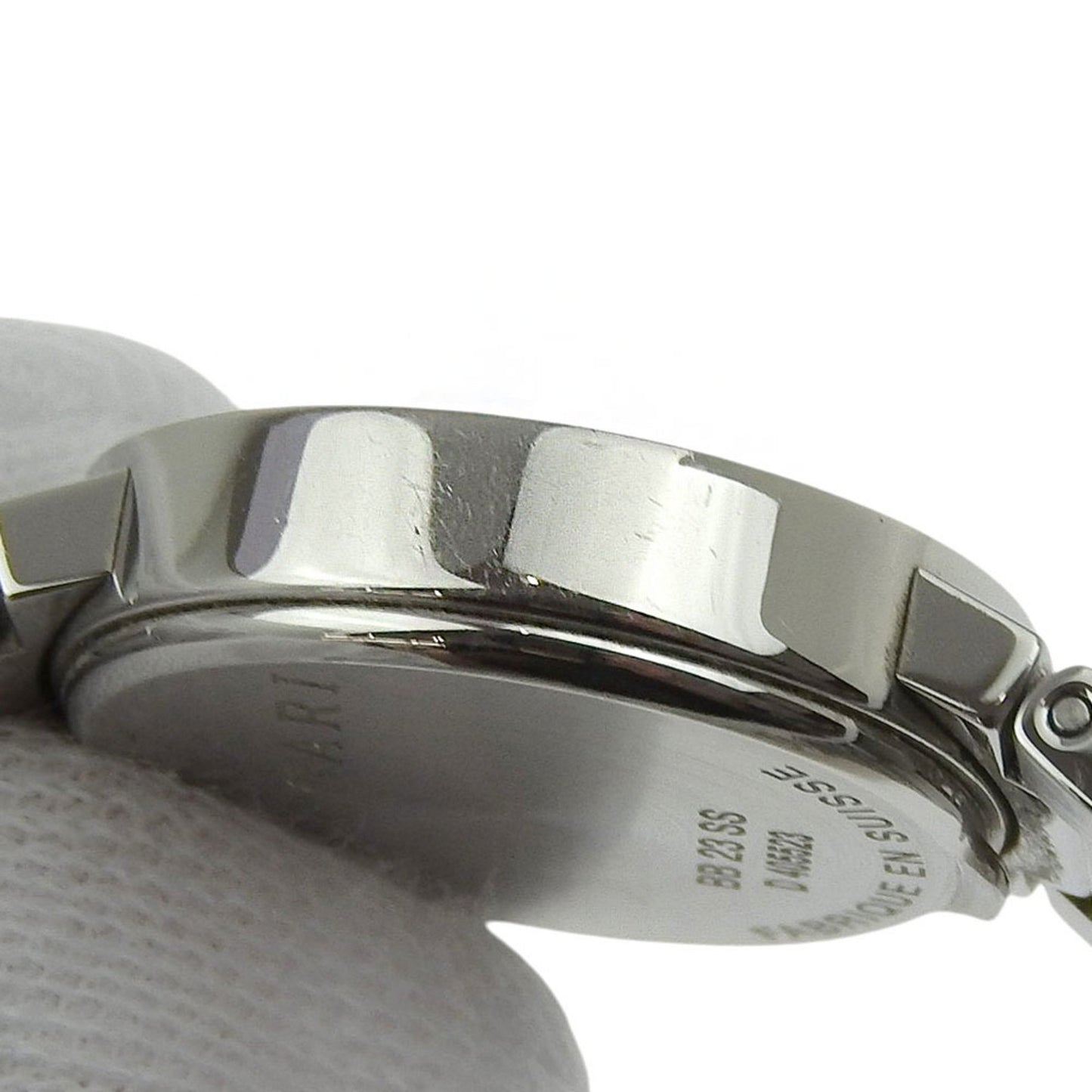 Bvlgari Watch Bb23Ss Stainless Steel Quartz Analog Display White Dial