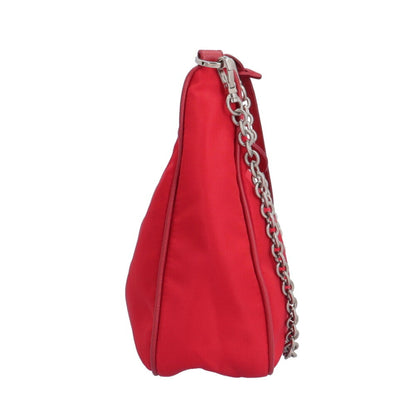 Prada Shoulder Bag Nylon 1Bh204 Red