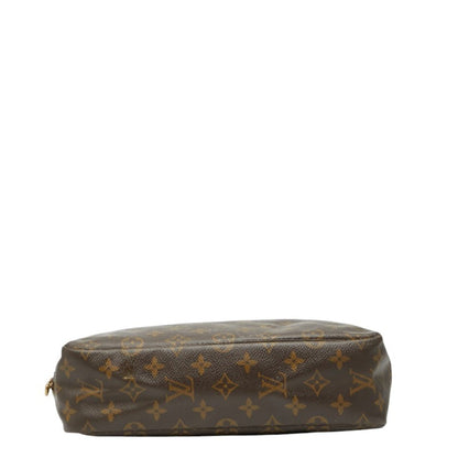 Louis Vuitton Monogram True Toilet 28 Second Bag/Clutch Bag M47522 Brown Leather