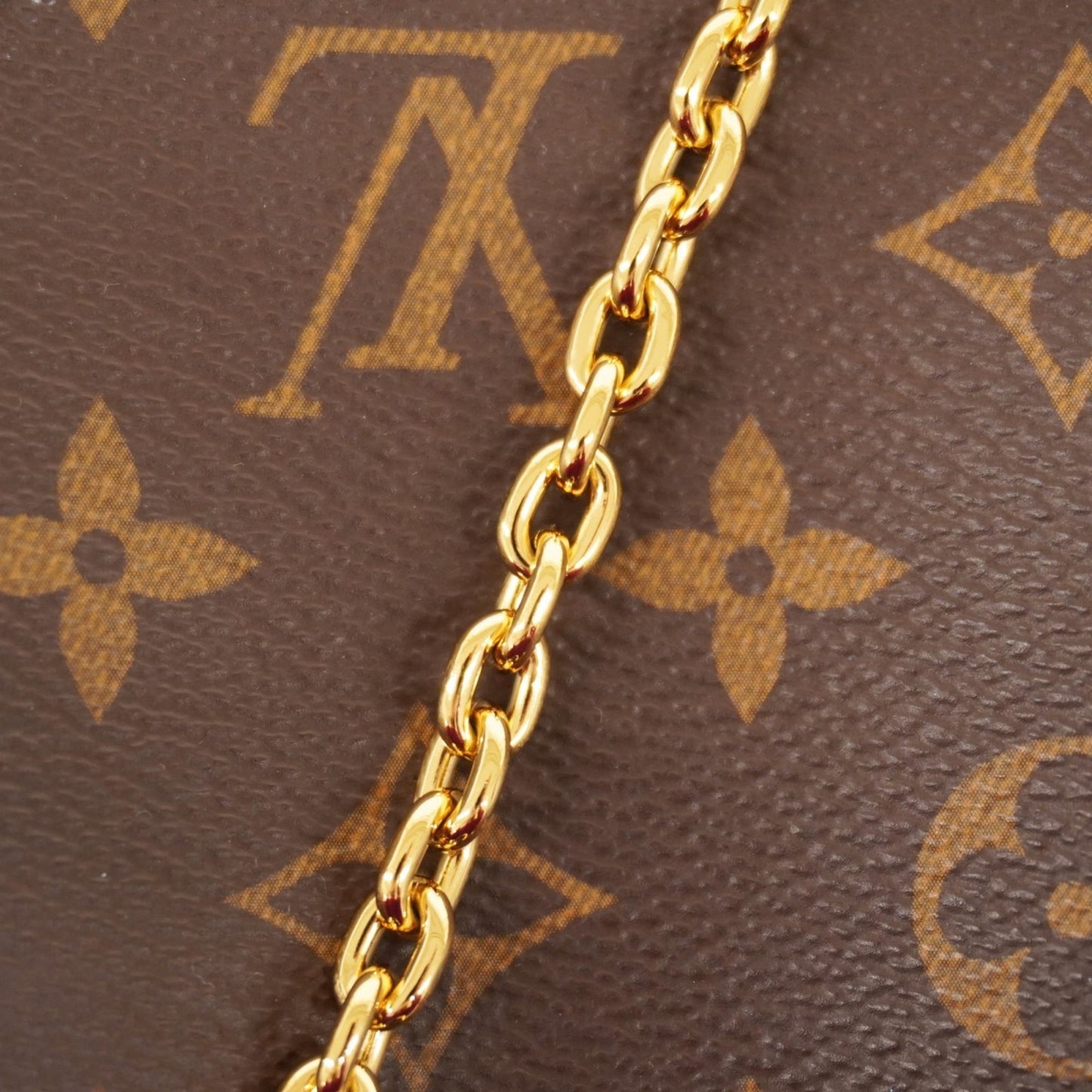 Louis Vuitton Monogram Petite Male Souple Handbag M45571 Brown 2-Way Bag