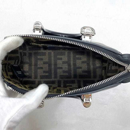 Fendi Boston Bag By The Way F-21249 Black 8Bs067 Leather Fendi