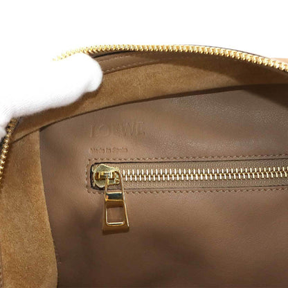 Loewe Amazona 36 2-Way Handbag/Shoulder Bag In Brown Leather