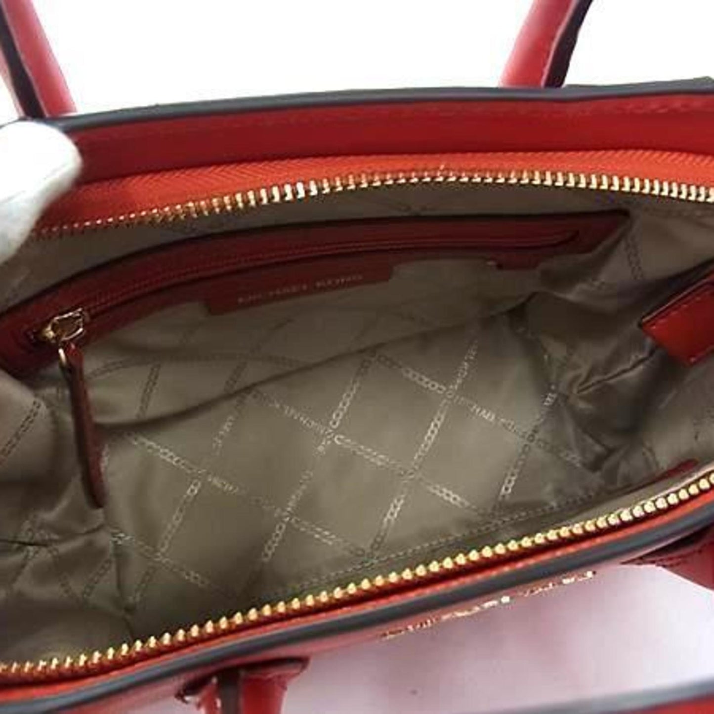 Michael Kors Avril Handbag 30H1G4Vs5L Red Leather