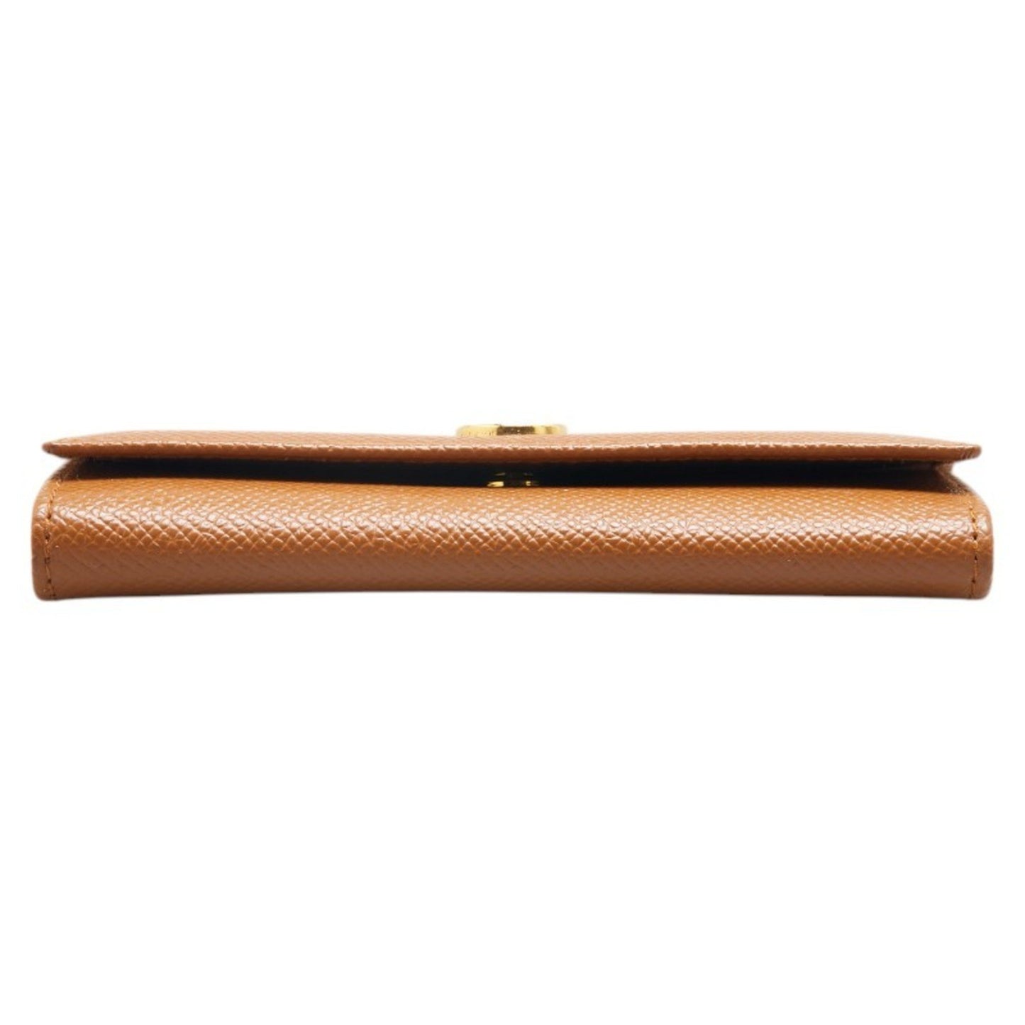 Bvlgari Long 6-Ring Key Case Brown Leather