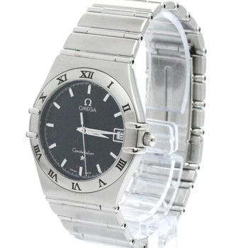 Polished Omega Constellation Stainless Steel Quartz