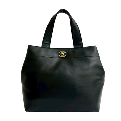 Chanel Coco Mark Leather 2-Way Handbag/Shoulder Bag