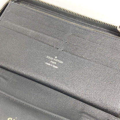 Louis Vuitton N60153 Damier Graphite Zippy Organizer Nm Long Wallet With Lv Alps Patch