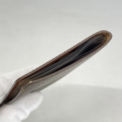 Louis Vuitton Monogram Porte Carte Credit Pression Business Card Case M60937 Brown