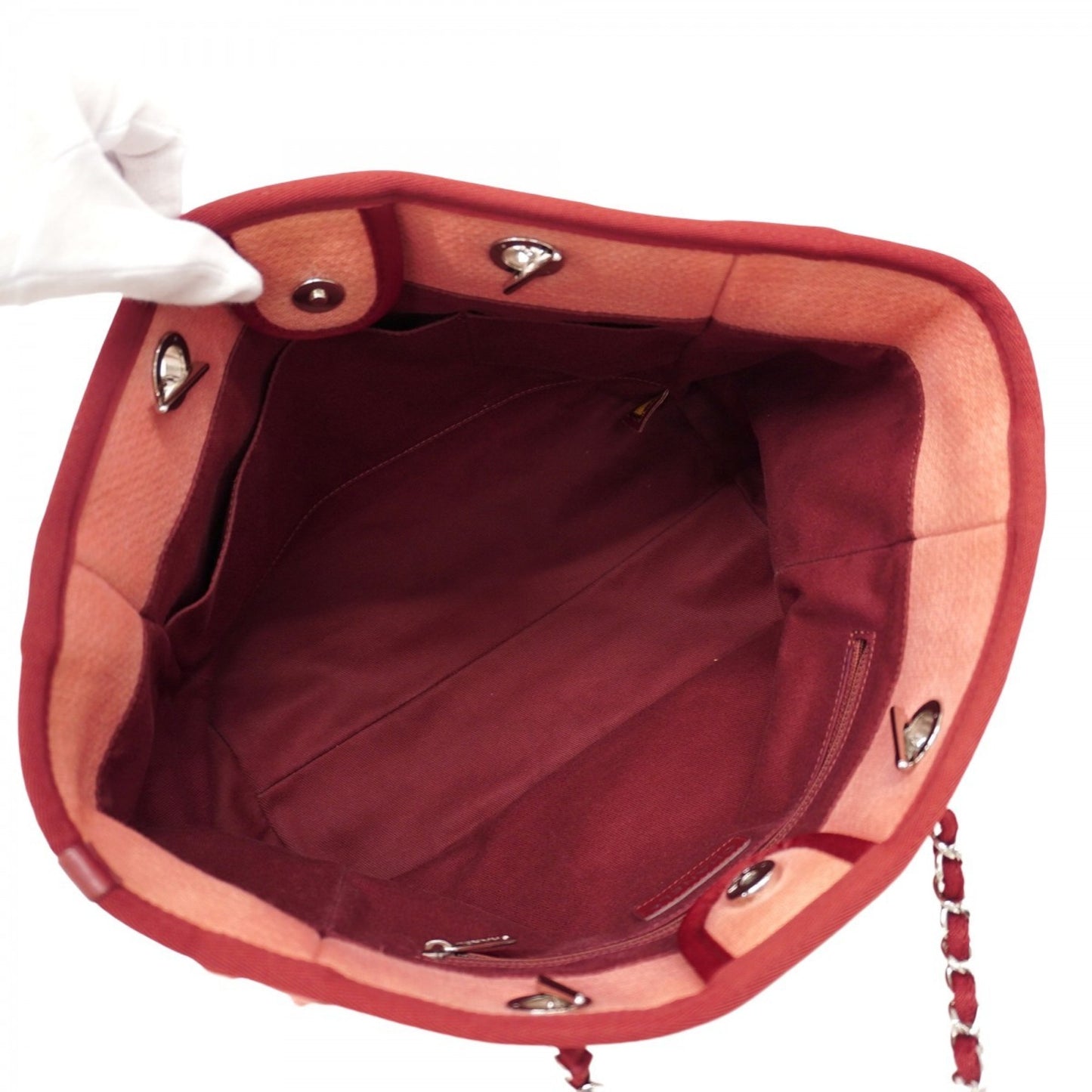 Chanel Deauville Shoulder Bag With Chain Bag