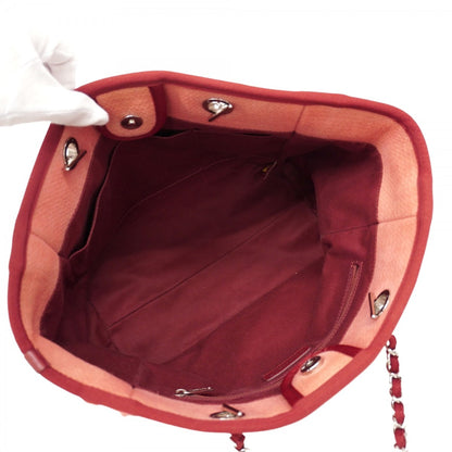 Chanel Deauville Shoulder Bag With Chain Bag