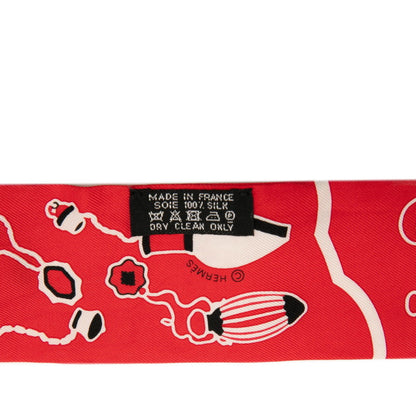 Hermes Herms Twilly Les Flacons Bandana Perfume Bottle Scarf