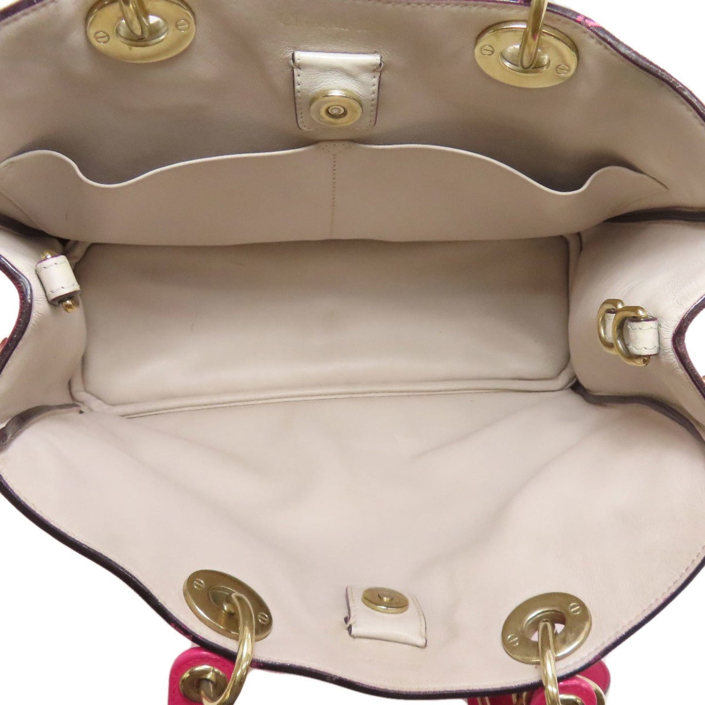 Christian Dior 2-Way Handbag Calfskin