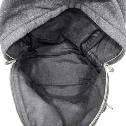 Saint Laurent Backpack F-21216 Black 326865 Felt Canvas Leather Saint Laurent Paris One Night Two