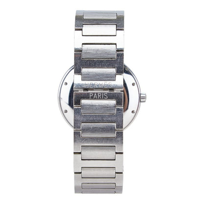 Hermes Nomade Watch No1.710 Kinetic White Dial Stainless Steel