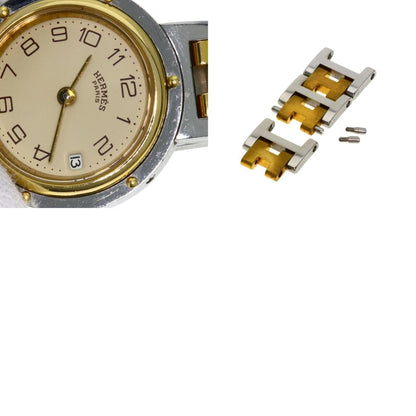 Hermes Clipper Watch Stainless Steel Ssxgp