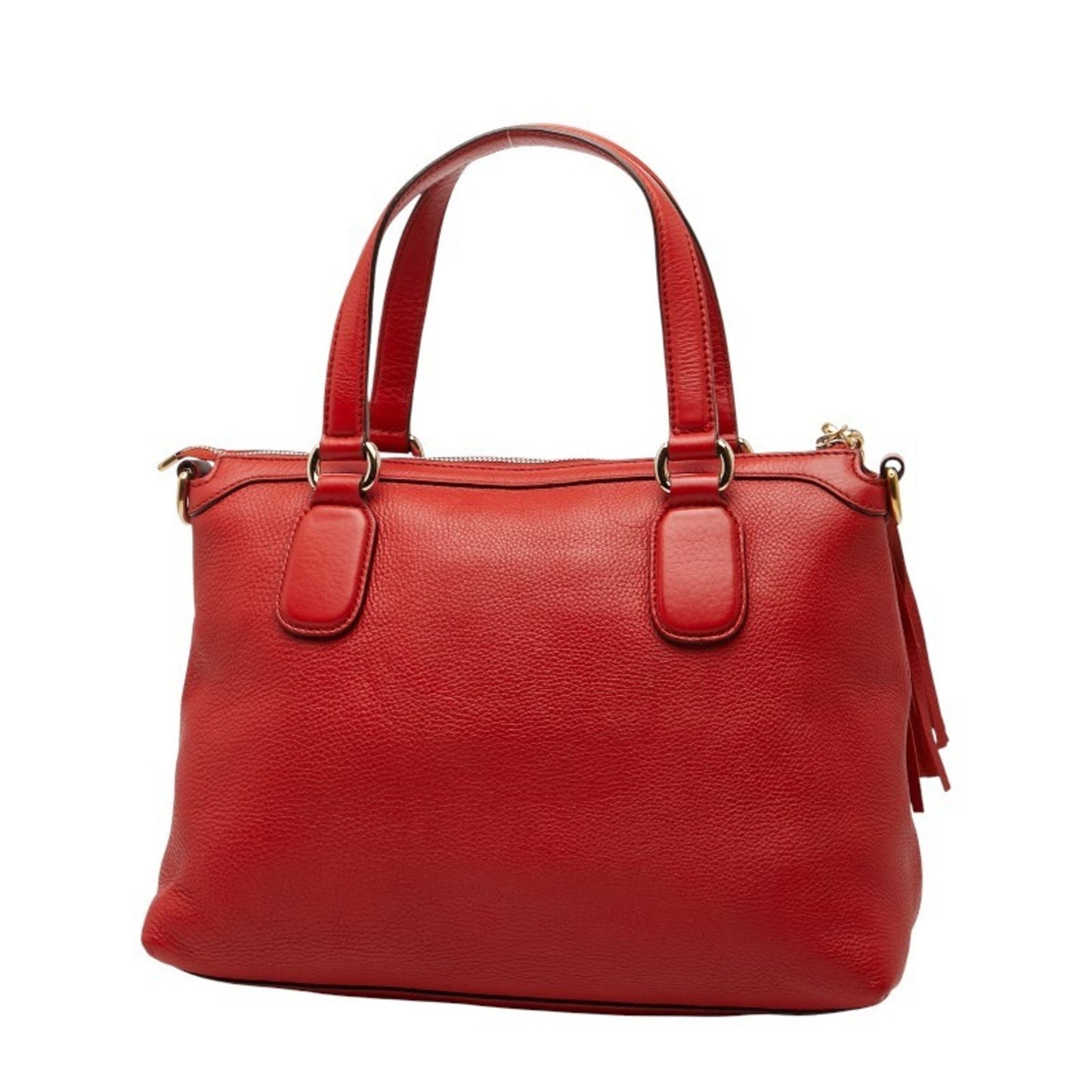 Gucci Soho Handbag/Shoulder Bag 2Way 308362 Red Leather